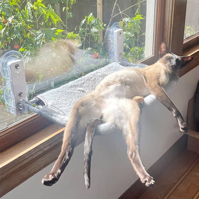 穴あけ不要!どこでも窓猫ハンモック