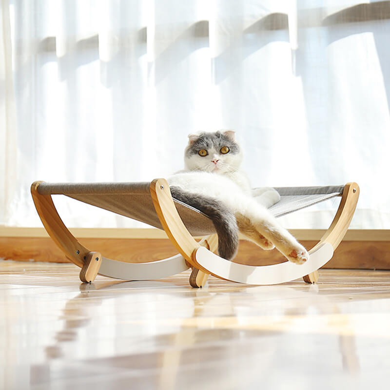 ゆらゆらにゃんモック【MEAO】 猫 ねこ ベッド おしゃれ かわいい 夏